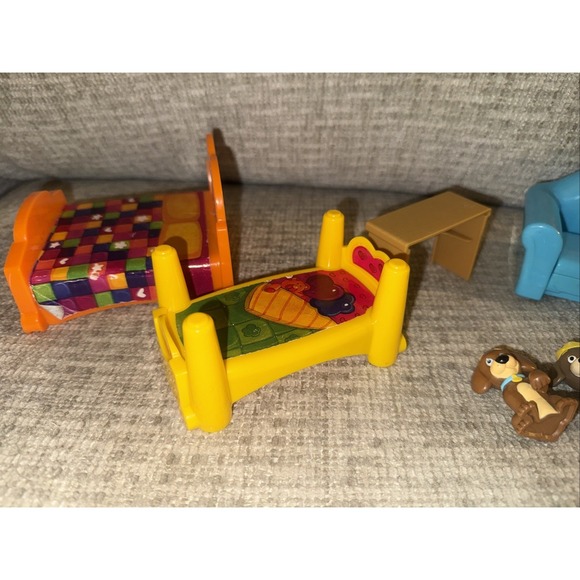 Dora the Explorer Talking House Mattel Viacom C9617 2003 Furniture & Perrito - Picture 7 of 12